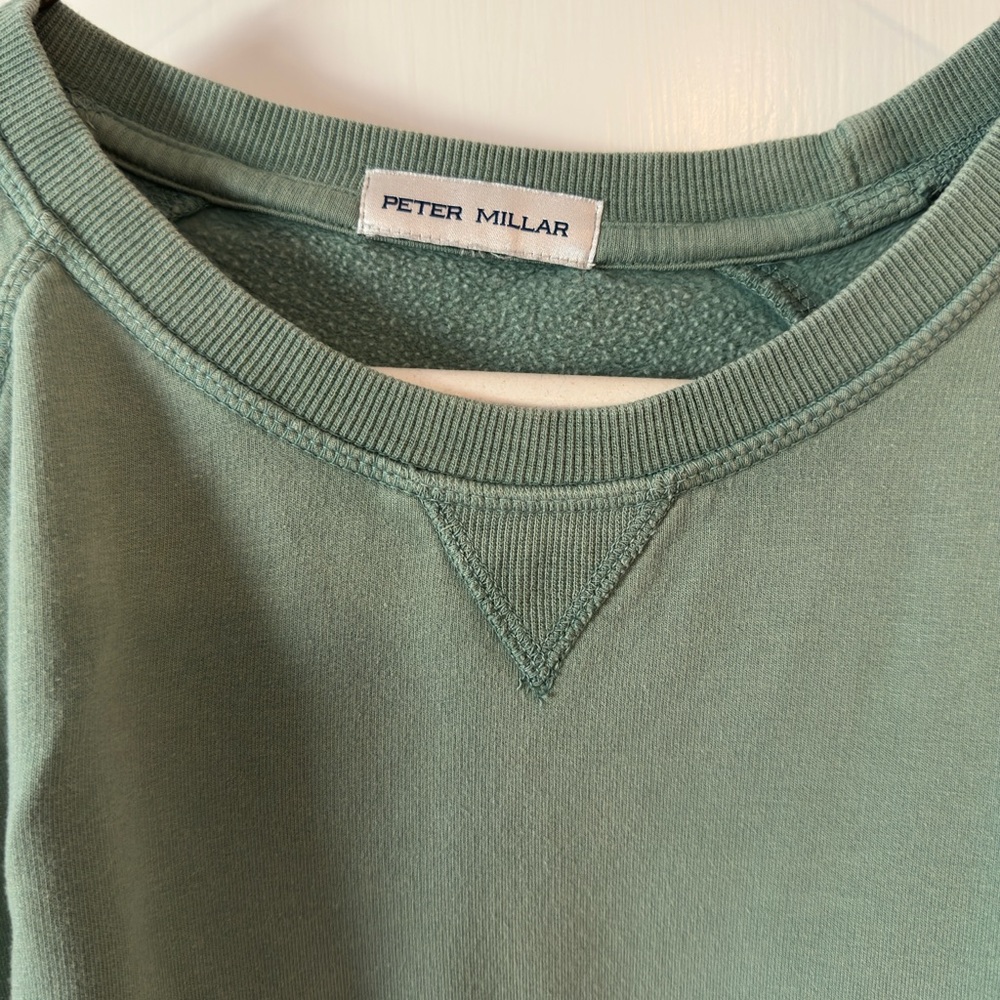 Peter Millar Men's Green Sweater